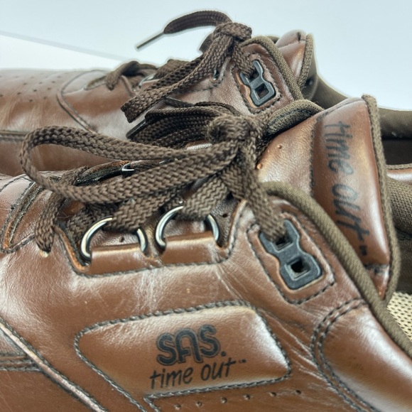 SAS  Men's TIME OUT Tripad Comfort  Brown Leather Lace Up Shoes Size 11M - Picture 8 of 11